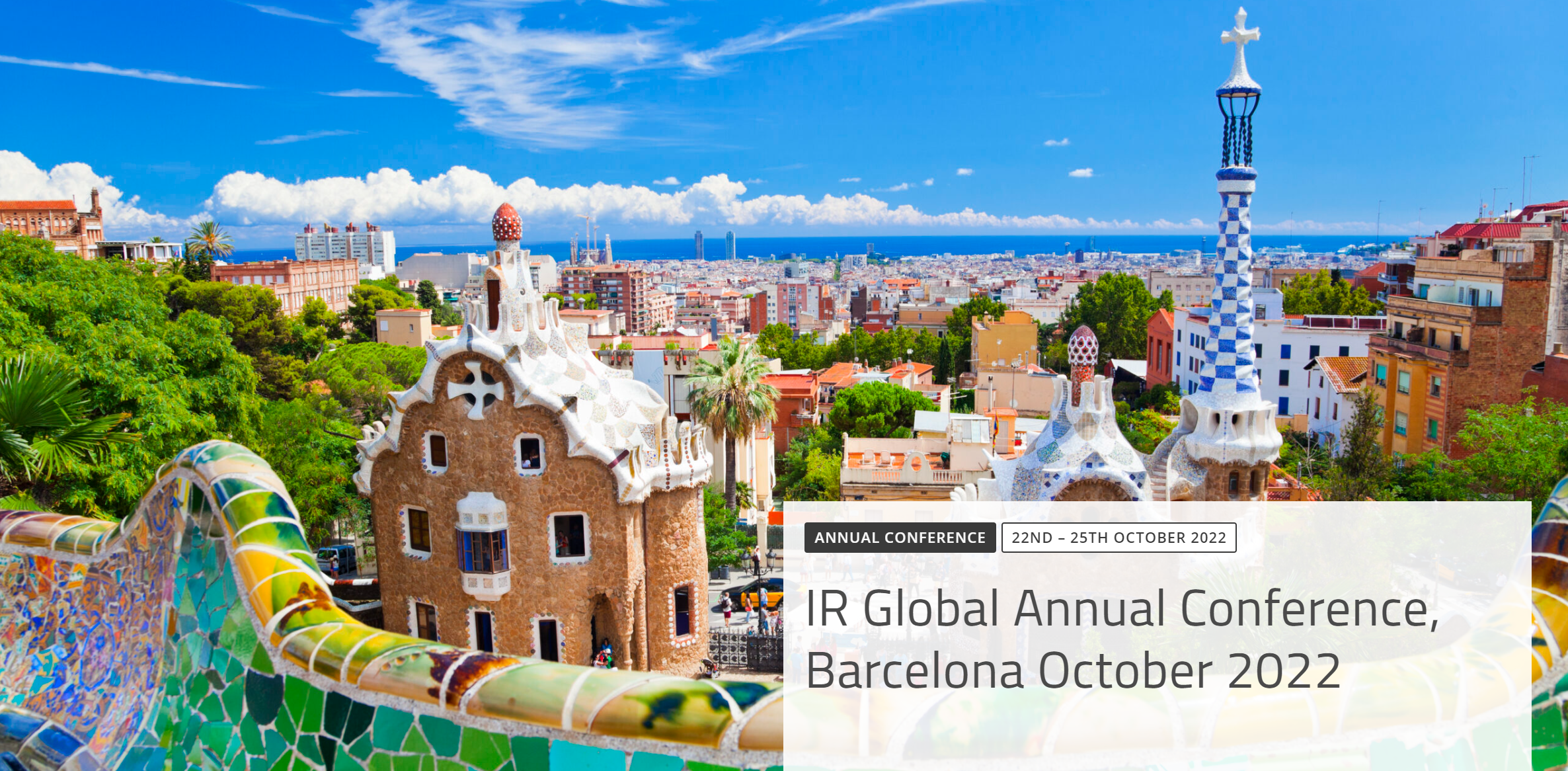 IR Global annual conference - Barcelona October 2022